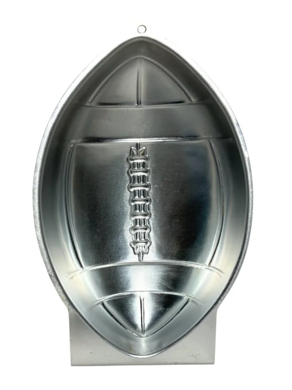 Wilton Football Cake Pan Mold #2105-6504 Aluminum Sports Game Day Party VTG 1990